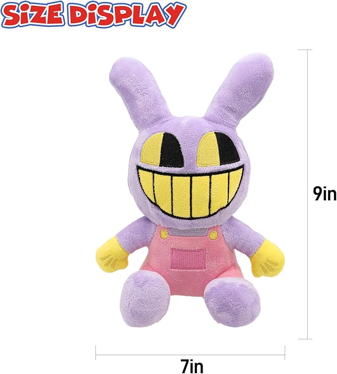 The Amazing Digital Circus Plush,4pcs Pomni Plushies Toy Gift, Cute Stuffed Figure Doll for Kids and Adults, Birthday Halloween Christmas Choice for Boys Girls