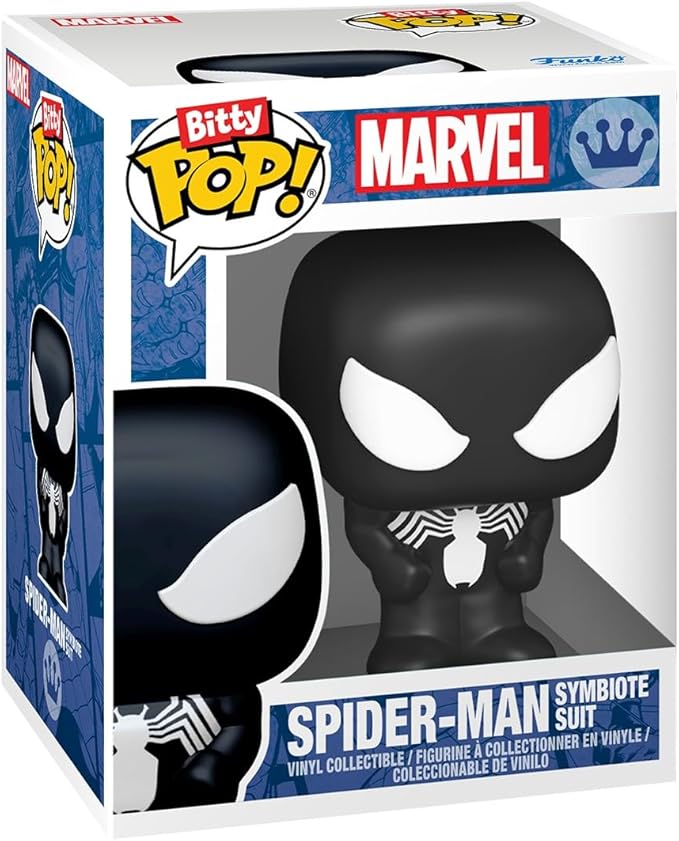 Funko Pop! Bitty: Spider-Man - Spider-Man, Green Goblin, J Jonah Jameson, and Mystery Chase Figure - 0.9 Inch (2.2 Cm) - Marvel Comics Collectable - Stackable Display Shelf Included - Gift Idea