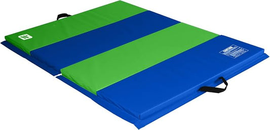 We Sell Mats - 4 ft x 6 ft x 2 - Personal Fitness & Exercise Mat for Home Workout - Lightweight and Folds for Carrying – All Purpose Gym Mat – Thick Mat for Yoga, Pilates, Stretches, Floor Exercises