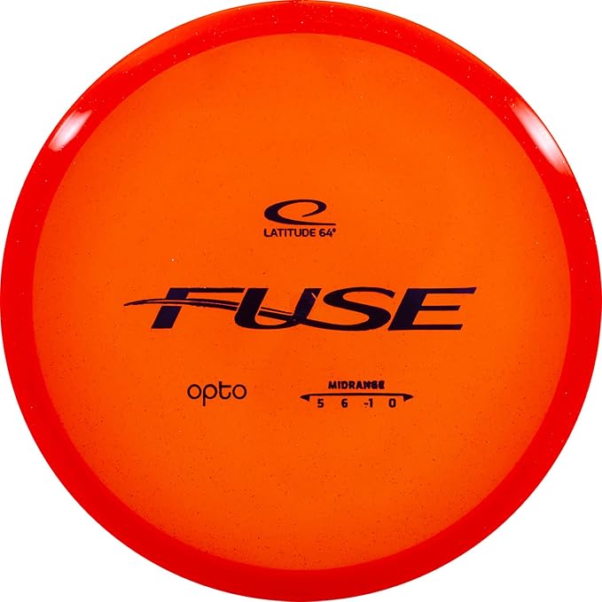 D·D DYNAMIC DISCS Latitude 64 Opto Fuse Disc Golf Midrange | Easy to Use Frisbee Golf Midrange | 170g Plus | Straight Flying Frisbee | Stamp Color Will Vary