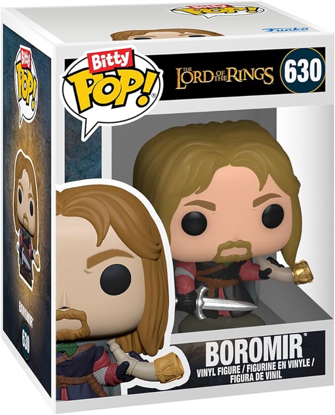 Funko Bitty POP! Lord of the Rings - Samwise, 4-Pack and A Surprise Mystery Mini Figure - 0.9 Inch (2.2 Cm) - Lord of the Rings Collectable - Stackable Display Shelf Included - Gift Idea