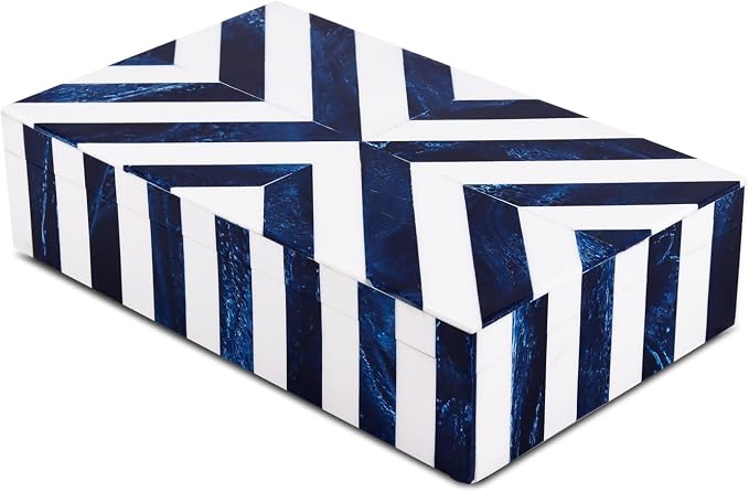 Handicrafts Home Decorative Storage Box 10x6 – Remote Organizer Box with Lid, Modern Decorative Keepsake Box, Boho Shelf Décor, Memory Box for Photos or Letters, Decorative Box for Table Décor