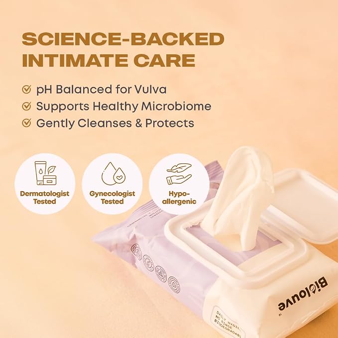 V On The Go Biodegradable Flushable Feminine Wipes for Women | pH-Balance Intimate Wipes with BioticV+ Chamomile & Calendula | Travel Size Fragrance Free (20 Count)