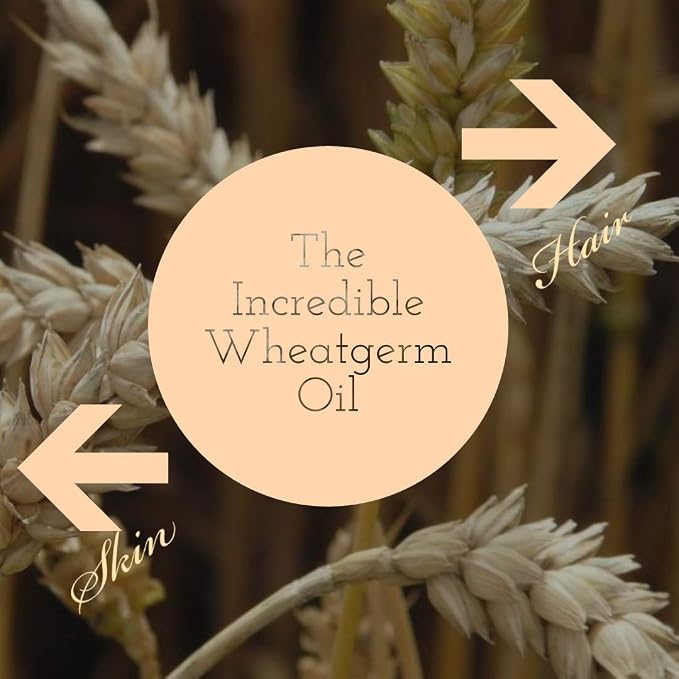 Deve Herbes Pure Wheatgerm Oil (Triticum vulgare) Cold Pressed 1250ml (42 oz)
