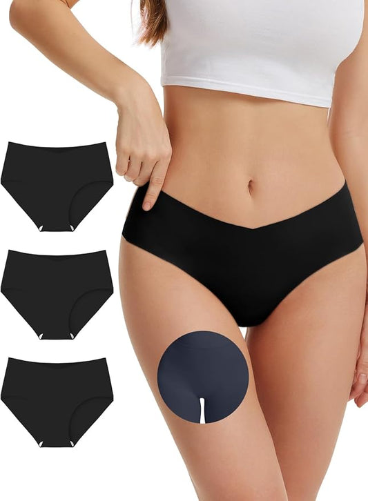 Camel Toe Underwear for Women Seamless Underwear No Show Camel Toe Concealer Invisible Workout Gym Yoga Panties