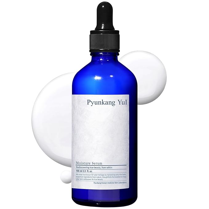 PYUNKANG YUL Moisture Serum for Face - Korean Face Serum with Oriental herbs and Olive Oil giving Oil and Water Balance and Skin Calming Effect - Moisturizer for Oily and Combination Skin - 3.4 Fl Oz