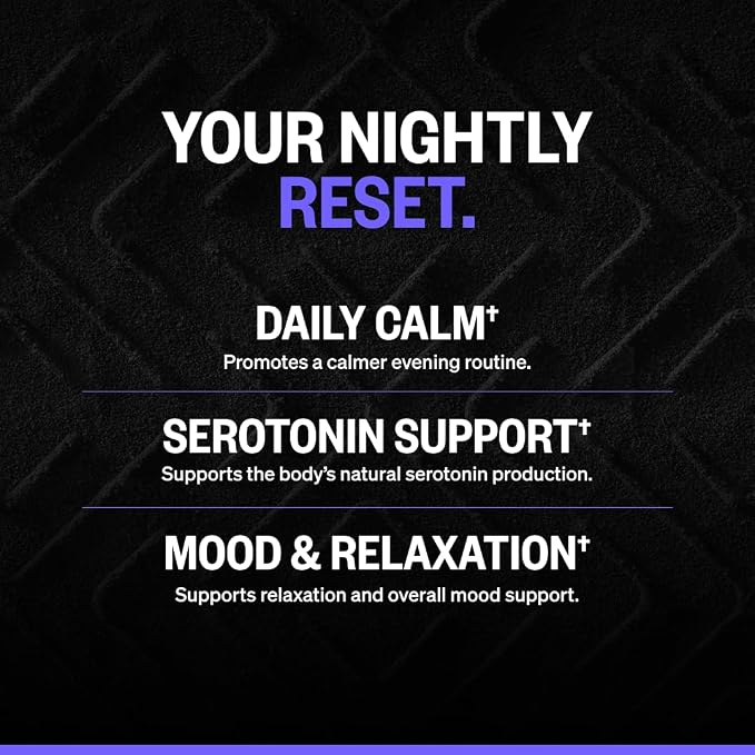 ONNIT New Mood Daily Stress Support Capsules, IGEN™ Non-GMO Tested, Sleep and Mood Support Supplement for Men and Women, Daily Stress Management Capsules, 30 Count