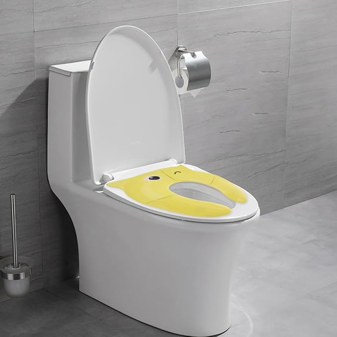 Boys and Girls Toilet Seat Foldable Seat Pad Winter Cover Home Travel Pp Material Sturdy Compact
