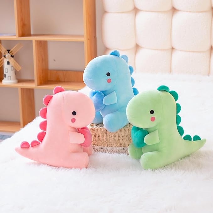 Dinosaur Stuffed Animal, Dinosaur Plush Toy, Loving Soft Dino Plush Toy, Sweet Romantic Cute Dinosaur Plush Toy(10.8 inch)
