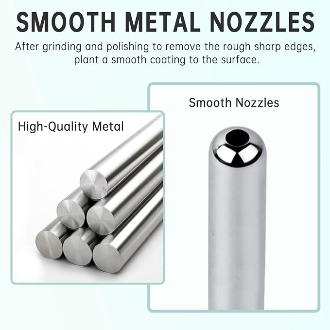 Shower Enema Cleaner, Smooth Metal Shower Douche Nozzle Cleansing System for Men and Women Portable Cleaning (Polished Chrome)