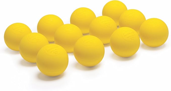 Champion Sports Lacrosse Balls – Official Size SEI Certified, Multi-Color Packs of 3, 6, or 12 for Practice & Games