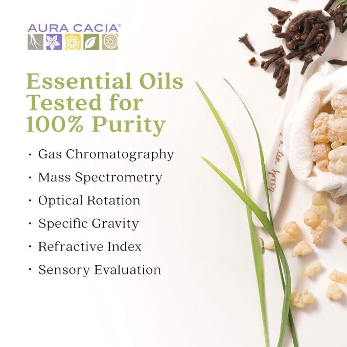 Aura Cacia 100% Pure Tea Tree Essential Oil | GC/MS Tested for Purity | 15 ml (0.5 fl. oz.) | Melaleuca alternifolia