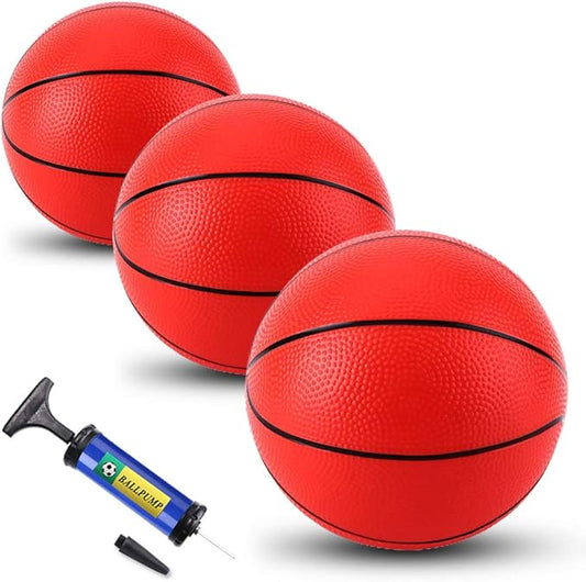 TNELTUEB Mini Basketball Replacement 8.5 Inch Pool Basketballs Ball Hoop Indoor Outdoor Toy, Fits All Standard Swimming Pool Basketball Hoop Pool Game Toy Water Games