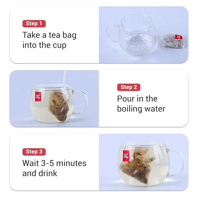 100% Natural Marshmallow Root Tea | 50 bags of caffeine-free tea bags | Soothes The Throat/Nourishes The Digestive System | Vegetarian, Gluten-free, Non-GMO