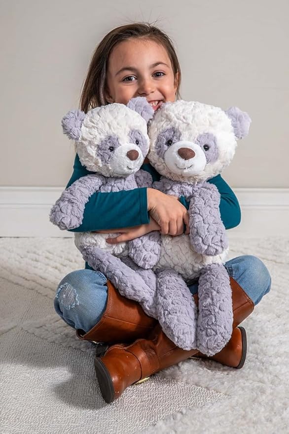 Mary Meyer Stuffed Animal Putty Collection Soft Toy, 17-Inches, Medium Shadow Panda Bear