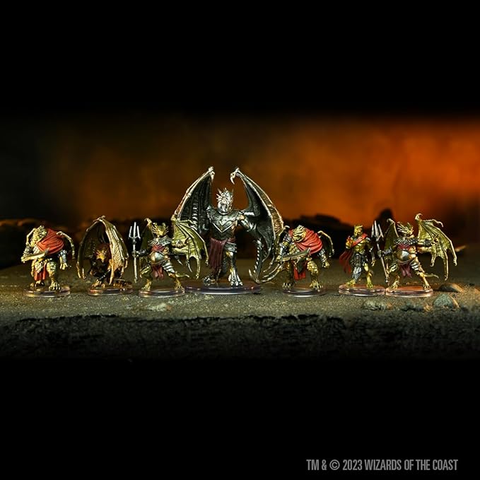 WizKids D&D Icons of The Realms Draconian Army Miniature Figures