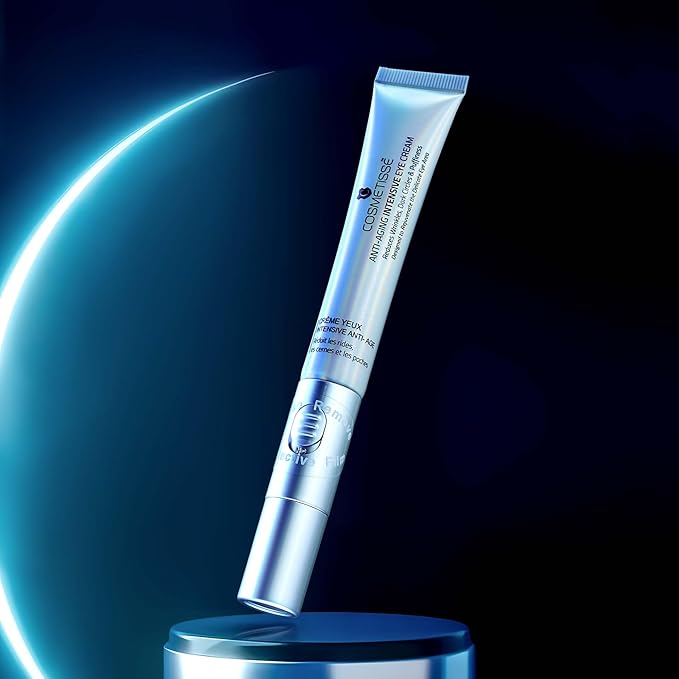 Cosmetisse Eye Care Bundle – CaviarLux Serum & Intensive Eye Cream with Snail Secretion, Vitamin E & Shea Butter – Firming, Lifting & Hydrating for Wrinkles & Dark Circles