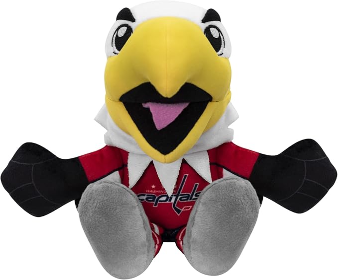 Bleacher Creatures Washington Capitals Slapshot 8" Kuricha Mascot Sitting Plush - Soft Chibi Inspired Mascot