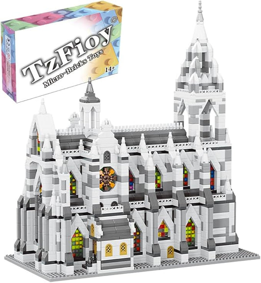 Cologne Cathedral Germany Micro Brick Building Set (3598 Pieces) – Landmark Model Educational Toy Gift for Kids and Adults