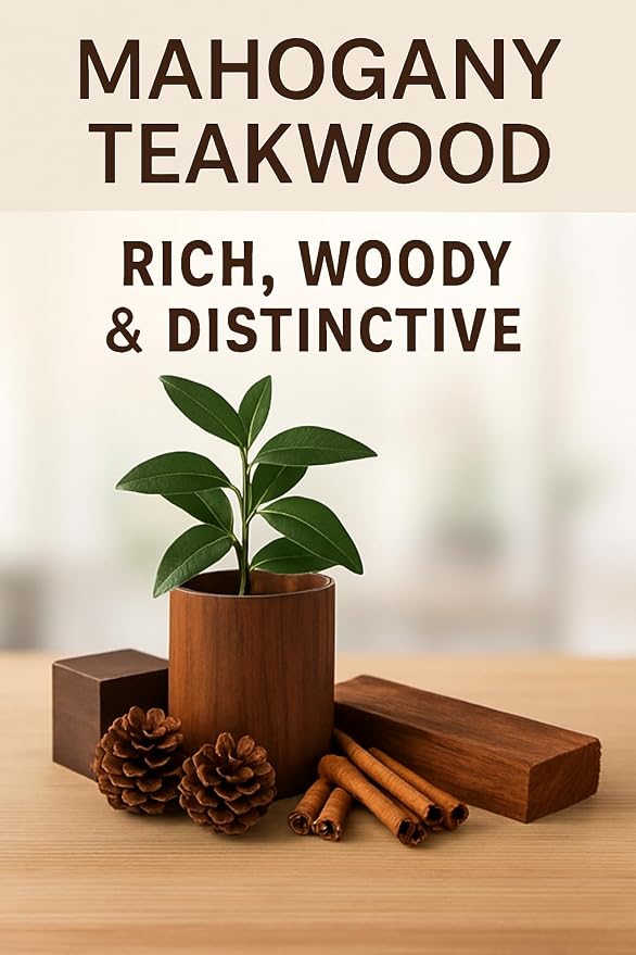 Red Barn Candle Company Wood Dough Bowl Candles | 100% Natural Soy Wax & Essential Oil Infused | Odor Eliminating + Pet Safe | Scented Candle Gifts for Men & Women (5-Wick, Teakwood)