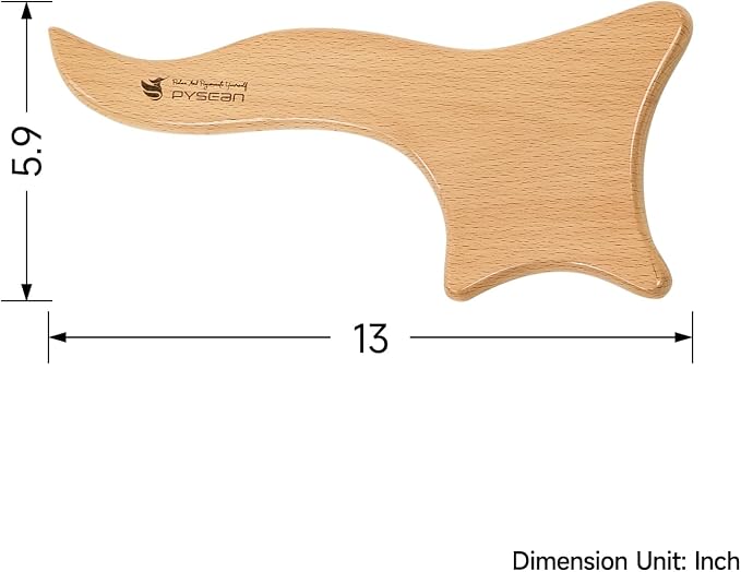 Wooden Massage Scraping Tool, Lymphatic Drainage Massager for Anti Cellulite, Relieve Muscle Pain, Body Sculpting, Muscle, Neck, Back, for Both Men and Women.