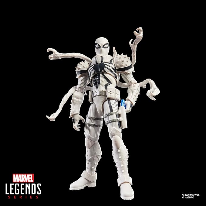 Marvel Legends Series Magic: The Gathering Agent Anti-Venom, 6-Inch Spider-Man Action Figure Toy & Exclusive Foil Collectible Card Game Trading Card