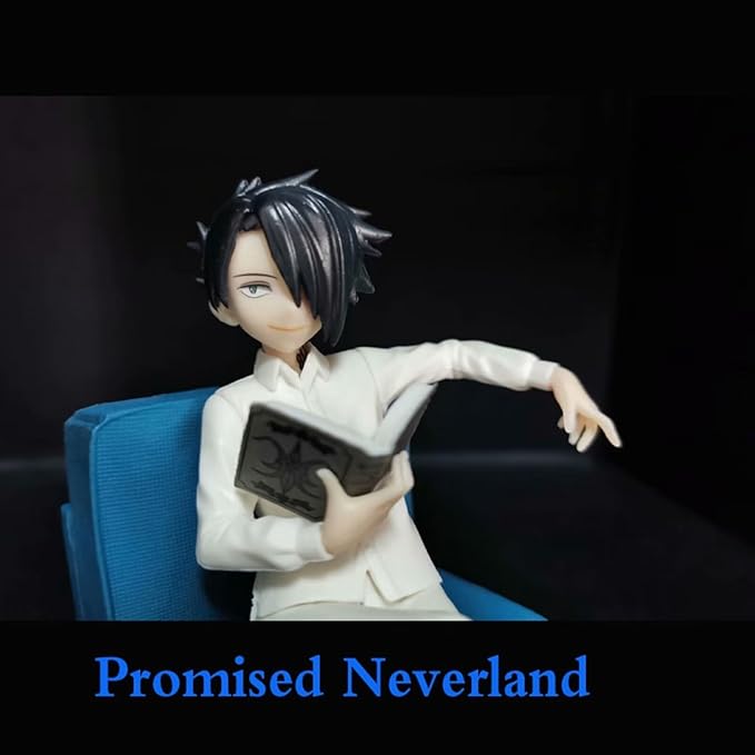 KPOP Anime Figure,Ray-Norman-Emma Figure Anime Figure Cute Cartoon Action Figures Desktop Ornaments