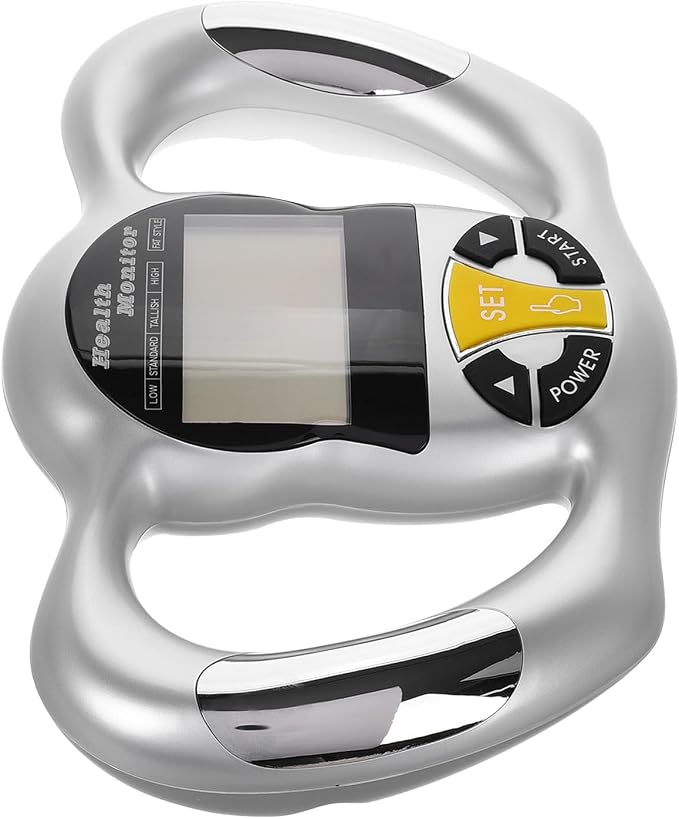 ABOOFAN Body Fat Analyzer Digital Health Monitor with LCD Screen Portable Body Fat Calculator for Home Use Bmi Analysis