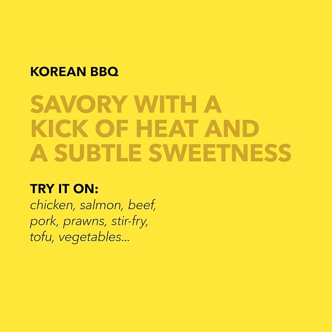 Spiceology Korean BBQ Seasoning, 4.4 oz | Sweet & Savory Asian Rub For BBQ, Bulgogi, Ramen, Stir Fry, For Steak, Pork & Chicken