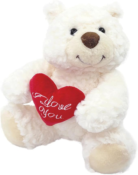 Stuffed Teddy Bear Dolls with Heart Cute Animal Plush Toy for Girlfriend Mom Anniversary Valentines Birthdays Gifts 9''