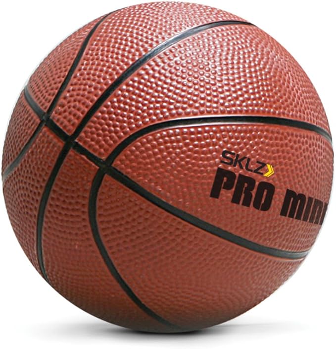 SKLZ Pro Mini Hoop Outdoor Basketball System with Adjustable-Height Pole and 7-Inch Ball, HP08-000