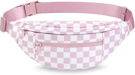 MAXTOP Large Crossbody Fanny Pack with 4-Zipper Pockets,Gifts for Enjoy Sports Festival Workout Traveling Running Casual Hands-Free Wallets Waist Pack Phone Bag Carrying All Phones