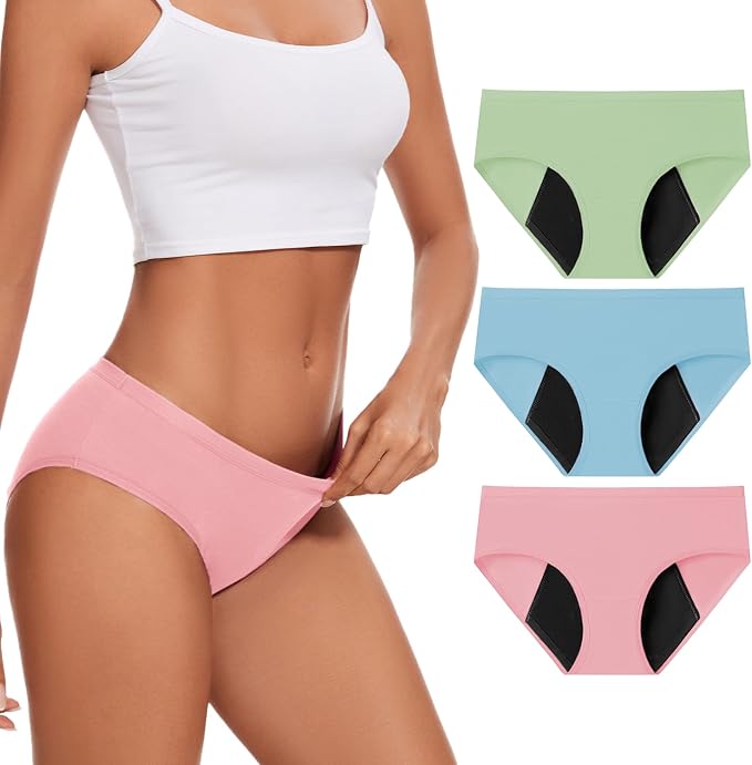 ALLBASE No-side-leaks Leakproof 2.0 Heavy Flow Period Underwear for Women