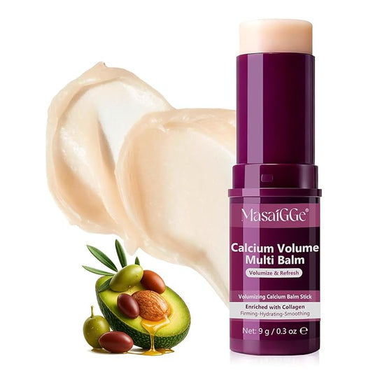 ABOUME Calcium Multi Balm Stick, Calcium Balm for Wrinkles, Anti-aging, Hydrating and Firming Skin, Collagen Stick for Face, Eyes & Neck (1pcs)