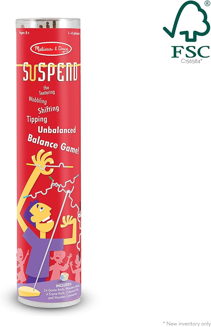 Spin Master Games, Suspend, A Balancing Family Game of Tricky Hangs & Steady Hands