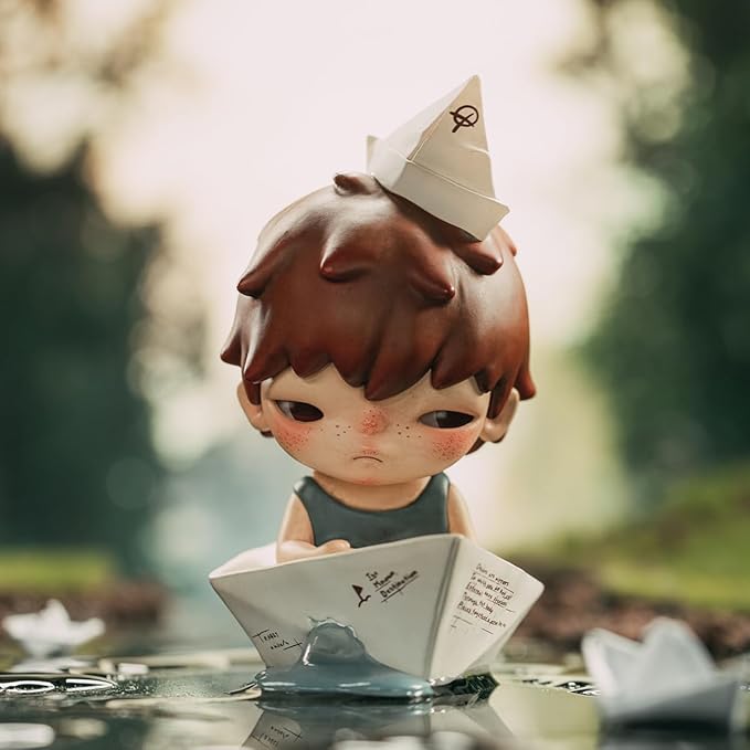 POP MART HIRONO Little Mischief Series, Hirono Blind Box Figures, Random Design Action Figures Collectible Toys Home Decorations, Holiday Birthday Gifts for Girls and Boys, Single Box