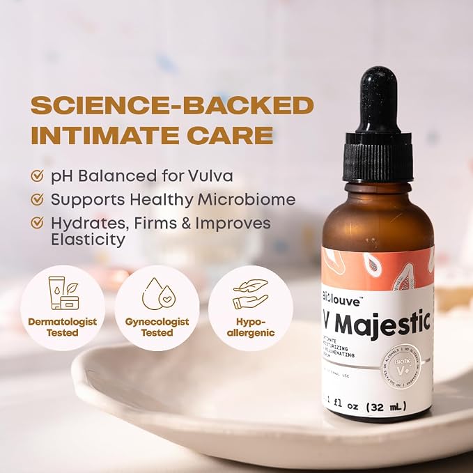V Intimate Feminine Care, Daily Support for your Vulva, helps prevent infections, and neutralizes odors. (V Majestic - Intimate Moisturizer Serum)