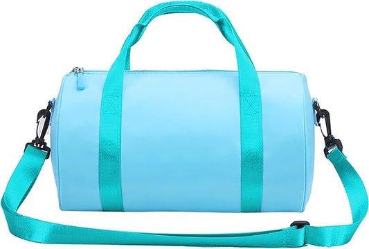 Ballet Dance Bag Mini Gym Bag Lightweight Small Duffle Bag 10L Cute Crossbody Bag for Yoga Swimming Sport (SkyBlue)
