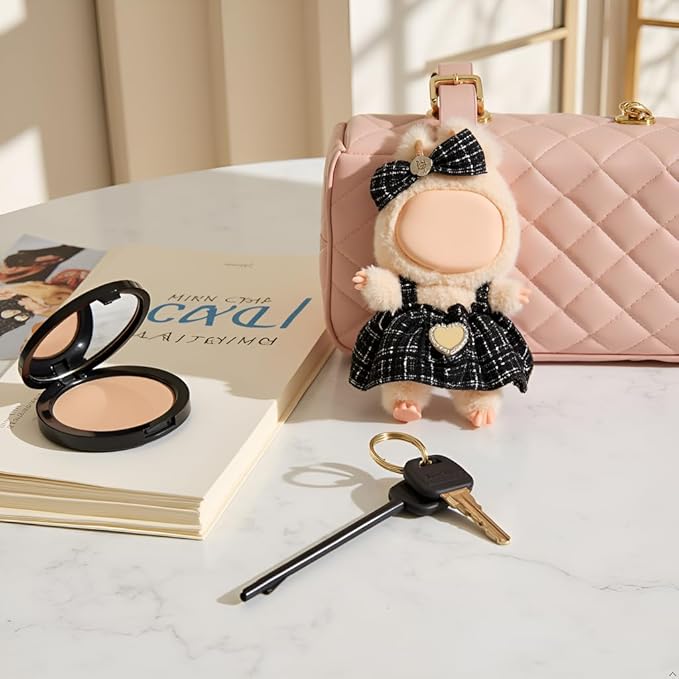 Doll Clothes Set for 6.7-inch/5.9-inch Dolls - Luxury Chic High-End Fashion Outfit with Suitable Accessories, Ladylike Elegance Black (No Dolls)