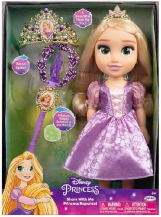 Disney Jakks Pacific Princess Share with Me Rapunzel Toddler Doll with Child-Sized Accessories