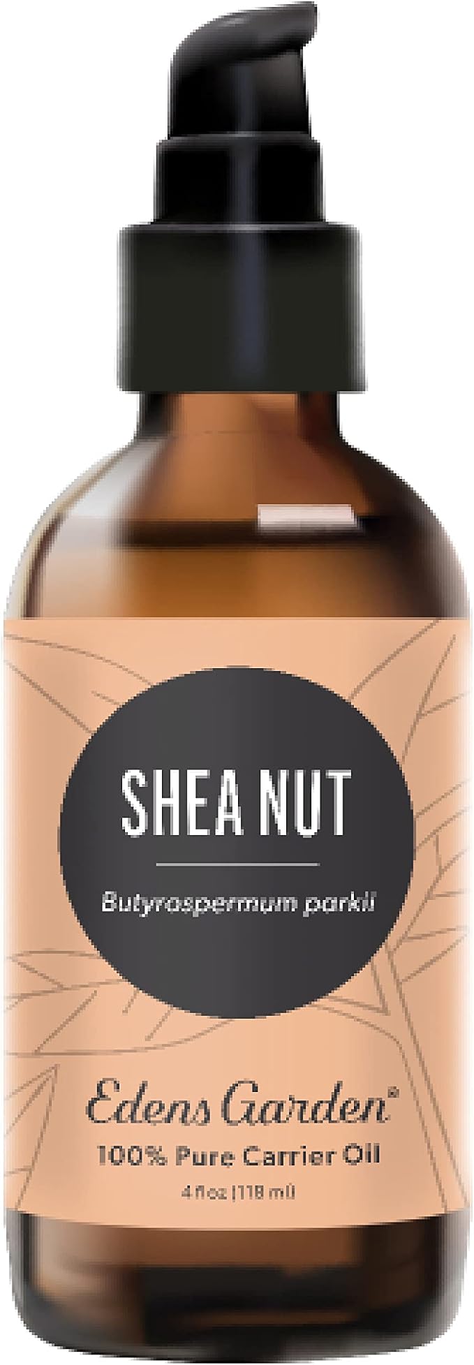 Edens Garden Shea Nut Carrier Oil- 100% Pure Premium Cold Pressed & Hexane Free, Natural Moisturizer for Face, Skin, Lips & Nails, Hair Growth, Diluting Essential Oils & Soap Making 118 ml (4 fl oz)