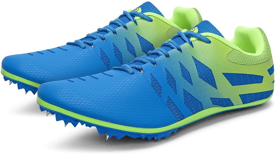 Men Women Kids Track and Field Shoes Professional 8 Spikes Running Racing Sneakers Breathable Lightweight Sprinting Shoes