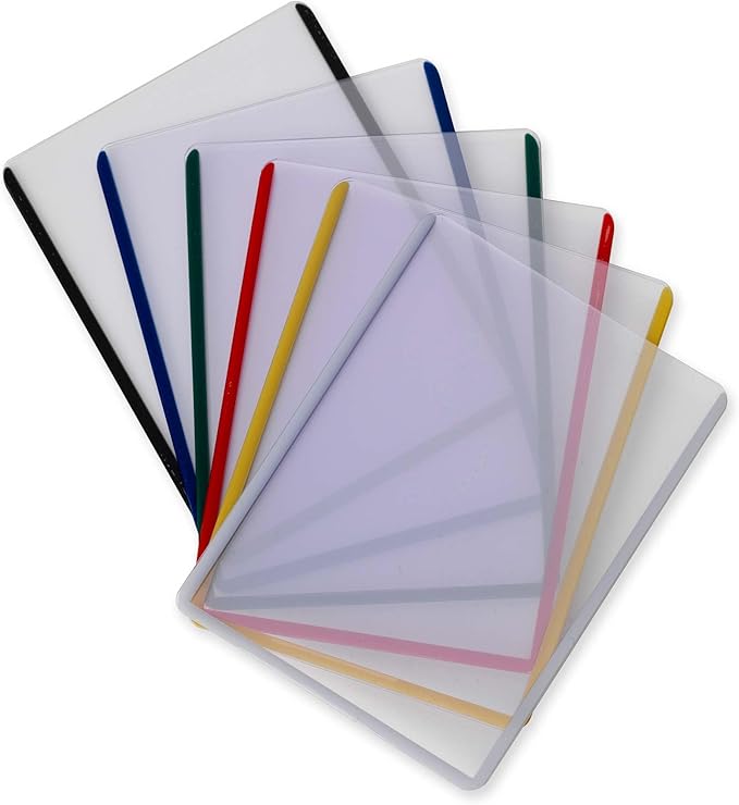 Vault X Toploaders 35pt Multicolour (120 Pack), 3" x 4" Seamless Clear Rigid Card Holders for Trading Cards TCG