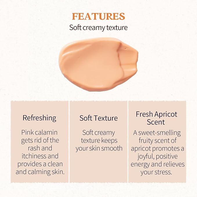 SKINFOOD Mask Apricot Trouble Care 120g - Facial Pore Clearing and Body Skin Soothing - Wash Off Face Masks, Clear & Smooth Skin - Shower-Proof Texture (4.23 oz)