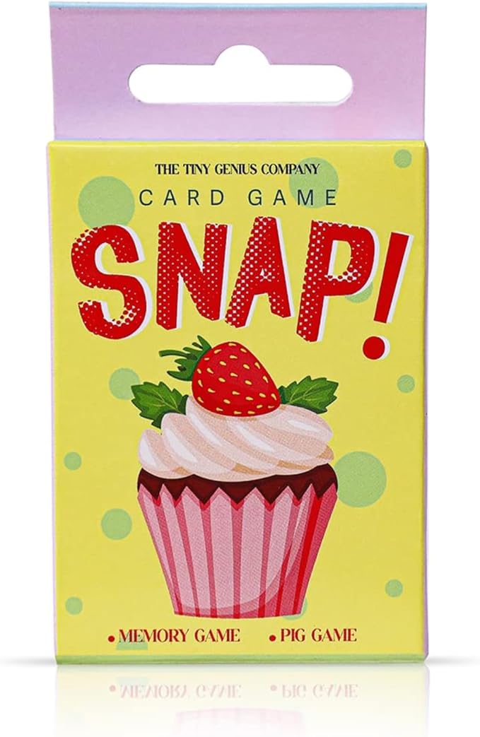 3-in-1 Snap Card Games for Kids | 52 Cards with 4 Jokers | Memory, Matching & Brain Games | Educational Preschool Learning for Toddlers & Kids 2-6 | Family Travel Game
