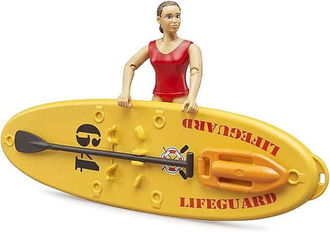 Bruder bworld Life Guard w Stand Up Paddle