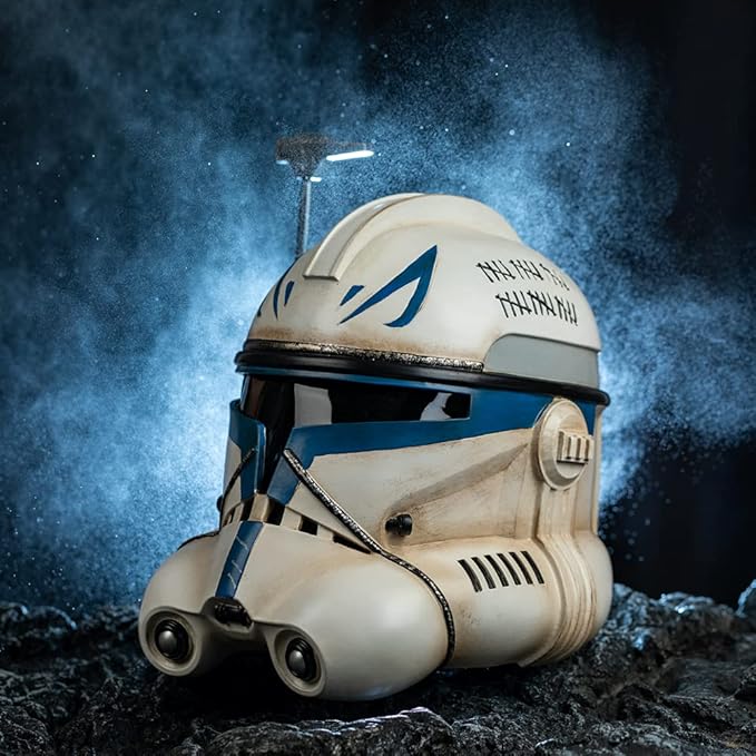 Evere SW Clone Arc Commander Helmet Cosplay Deluxe Halloween Collectible Prop