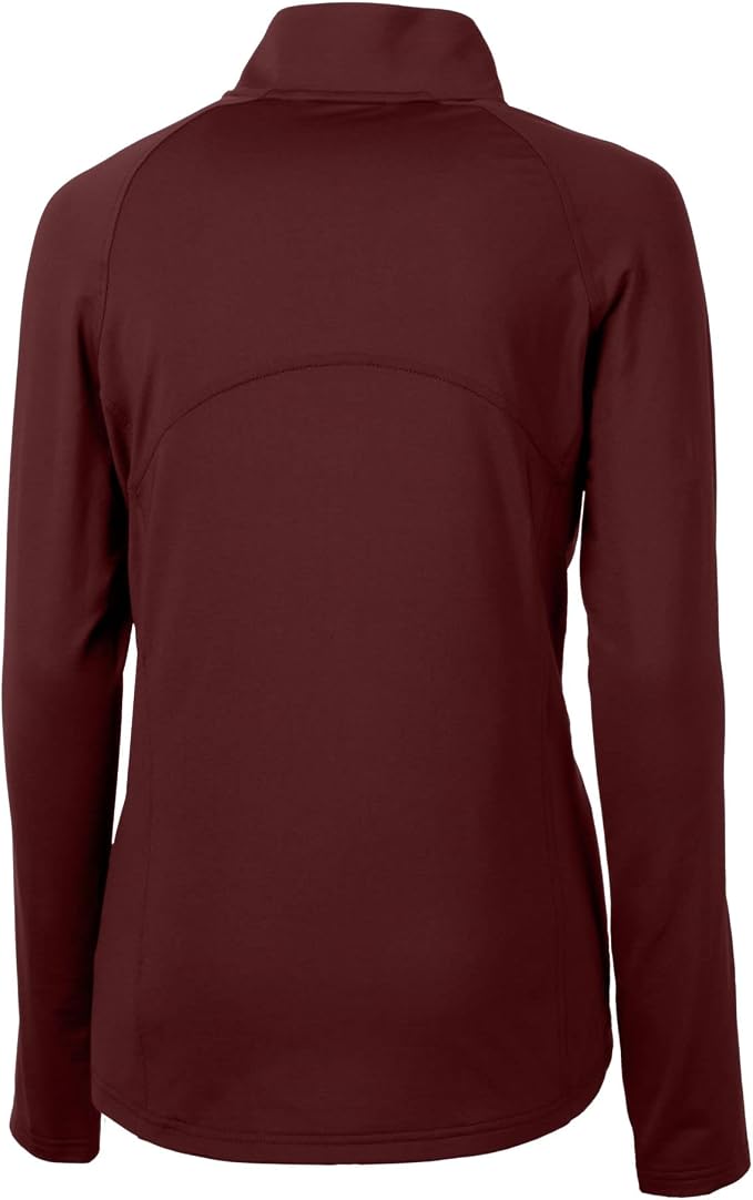 Cutter & Buck Womens Long Sleeve Adapt Eco Knit Half Zip Pullover