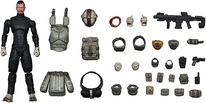 JOYTOY Action Figure 1/25 Battle of The Stars Fear XS-03 Tactical Type-Pilot Collection Models Birthday Gifts