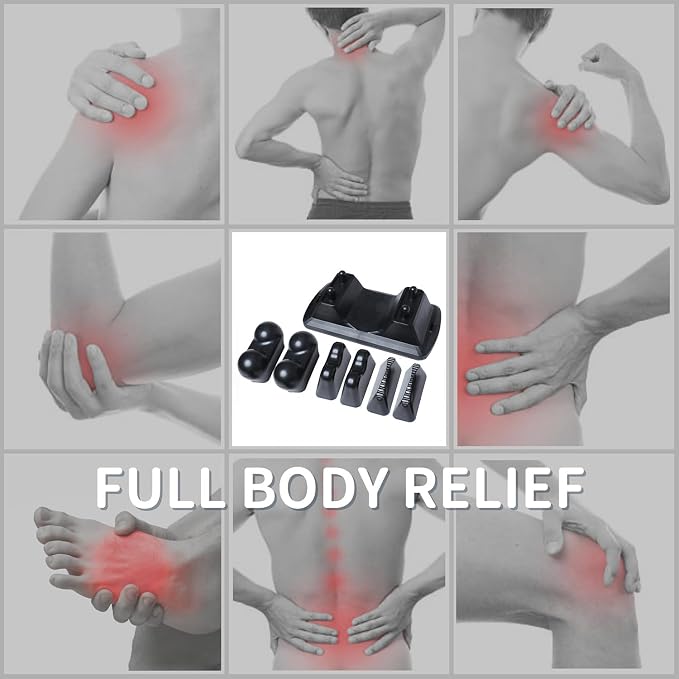 Psoas Release Tool - 3-in-1 Massage Tool - Psoas Muscle Release Tool Flexor, Back, Glute, Iliacus, and Neck Pain Trigger Point and Myofascial Release Tool - Night Black [Patent Pending]